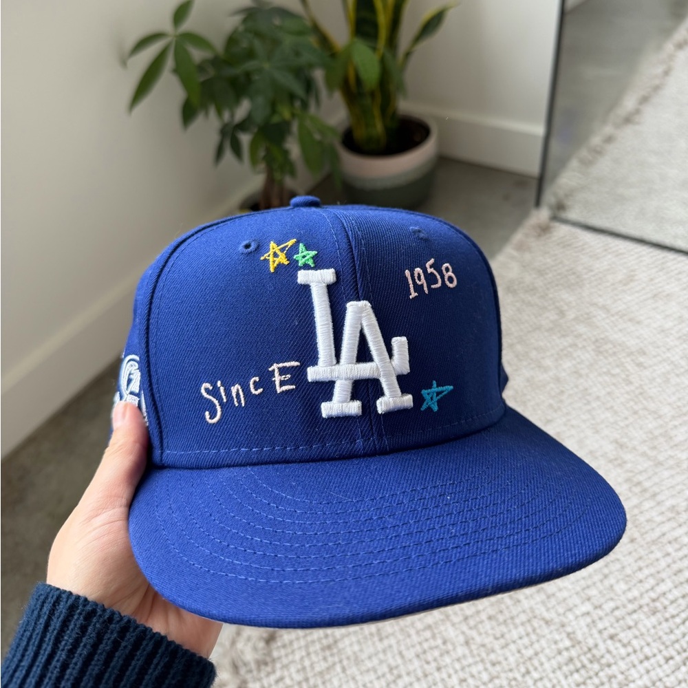 New Era Royal Blue LA Dodgers Embroidered Logo Hat